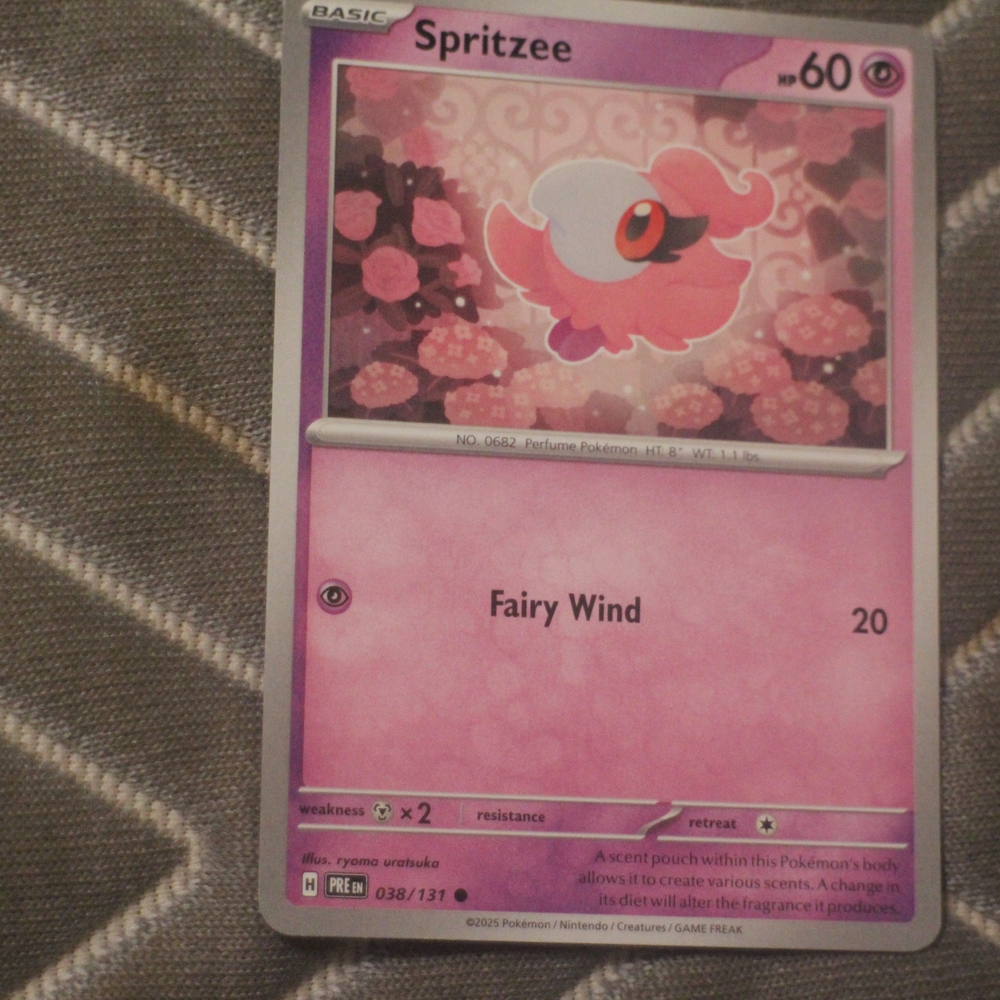 Pokemon Pink and Red Trading Card Game